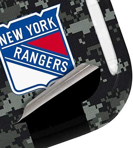 Skinit Decal Audio Skin Compatible with Samsung Galaxy Buds Pro - Officially Licensed NHL New York Rangers Camo Design in Kuwait