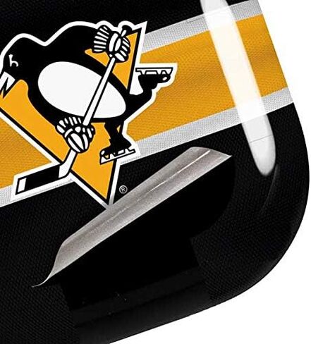 Skinit Decal Audio Skin Compatible with Samsung Galaxy Buds Pro - Officially Licensed NHL Pittsburgh Penguins Jersey Design in Kuwait