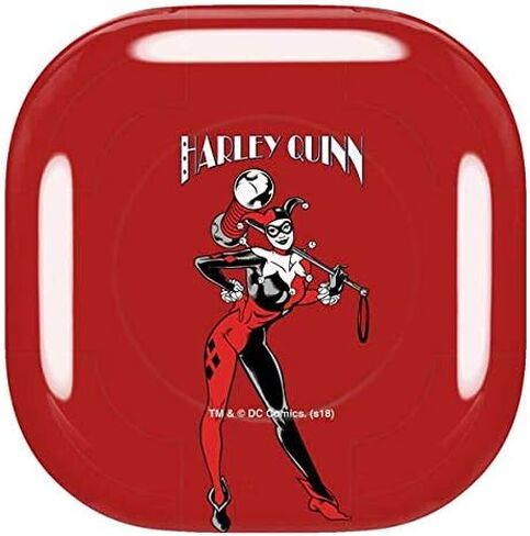 Skinit Decal Audio Skin Compatible with Samsung Galaxy Buds Pro - Officially Licensed Warner Bros Harley Quinn Portrait Design in Kuwait