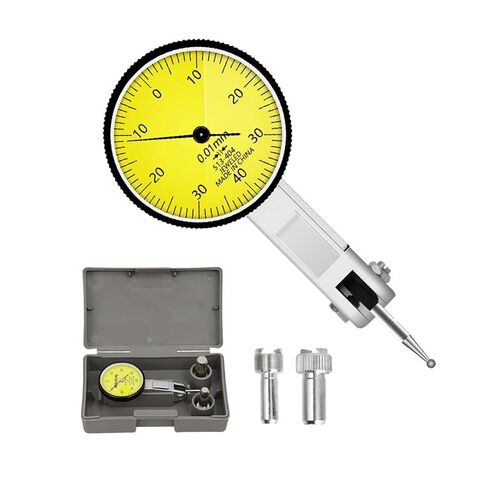 Dial Indicator, Lever Dial Indicator Gauge with Dovetail Slot Dial Gauge Test Indicator Fit for 0-40mm 0.01mm Measuring Instrument Tool in Kuwait
