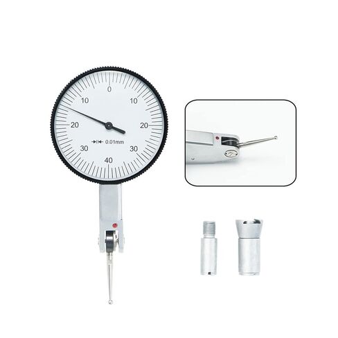 Dial Indicator, 0-0.8mm Lever Dial Test Indicator Precision Dial Indicator 0-0.8 Dial Test Indicator Gauge in Kuwait