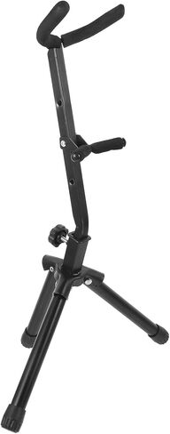 Toyvian Alto Tenor Saxophone Stand Portable Instrument Holder Saxophone Rack Display Holder with Tripod Base for Wind Instrument Storage in Kuwait