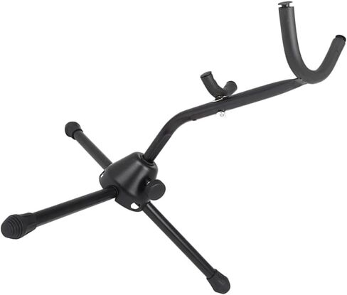 HEALLILY Alto Saxophone Stand Removable Black Folding Sax Holder Bracket for Alto Sax Display Rack Music Instrument Accessories in Saudi Arabia