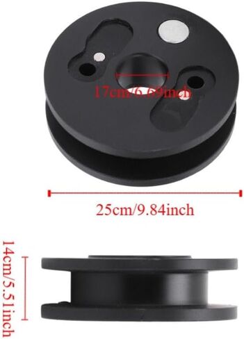 Keeper Dummy Hub - Plastic Roller Tool with Sponge Rings for Bike Maintenance & Chain Protection, Compatible with Road/Mountain Bikes (25x17x14mm)‌ in Kuwait