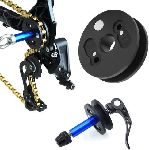 Keeper Dummy Hub - Plastic Roller Tool with Sponge Rings for Bike Maintenance & Chain Protection, Compatible with Road/Mountain Bikes (25x17x14mm)‌ in Kuwait