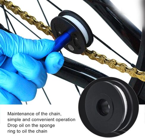 Keeper Dummy Hub - Plastic Roller Tool with Sponge Rings for Bike Maintenance & Chain Protection, Compatible with Road/Mountain Bikes (25x17x14mm)‌ in Kuwait