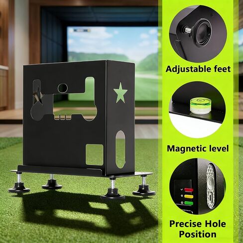 حافظة واقية معدنية لشاشة Skytrak Golf Launch، صندوق حماية مع 4 أقدام قابلة للتعديل لـ Skytrak. جهاز آمن وآمن. هدايا مثالية لمحبي الجولف in Kuwait
