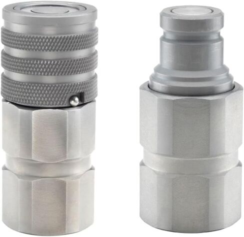 مجموعة قارنات التوصيل المسطحة من سلسلة Parker FEM (جسم 1/2 بوصة) | -10 خيط SAE/ORB (7/8-14) | ISO 16028 انزلاقية التوجيه وAg | FEM-501-10FO & FEM-502-10FO in Kuwait