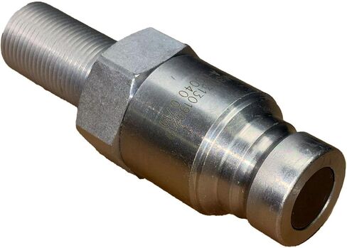 Flat face Hydraulic Coupler, Male, 1/2" Port Size, O-Ring face Seal Interface, Bulkhead mounting, M. A13 1/2 ORFS BH, ISO 16028 Interchange, 801313019 in Kuwait