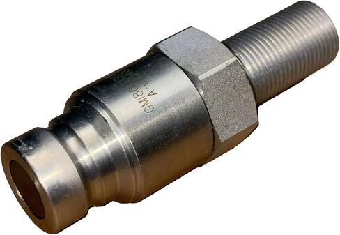 Flat face Hydraulic Coupler, Male, 1/2" Port Size, O-Ring face Seal Interface, Bulkhead mounting, M. A13 1/2 ORFS BH, ISO 16028 Interchange, 801313019 in Kuwait
