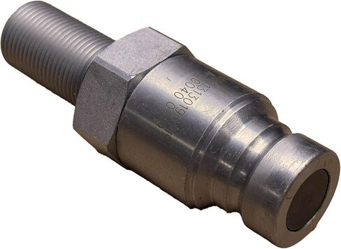 Flat face Hydraulic Coupler, Male, 1/2" Port Size, O-Ring face Seal Interface, Bulkhead mounting, M. A13 1/2 ORFS BH, ISO 16028 Interchange, 801313019 in Kuwait