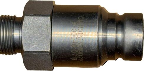 Flat face Hydraulic Coupler, Male, 1/2" Port Size, O-Ring face Seal Interface, Bulkhead mounting, M. A13 1/2 ORFS BH, ISO 16028 Interchange, 801313019 in Kuwait