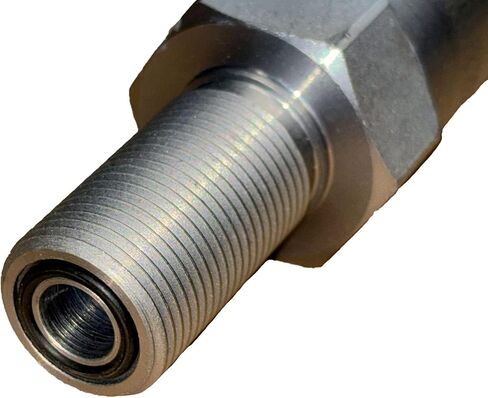 Flat face Hydraulic Coupler, Male, 1/2" Port Size, O-Ring face Seal Interface, Bulkhead mounting, M. A13 1/2 ORFS BH, ISO 16028 Interchange, 801313019 in Kuwait