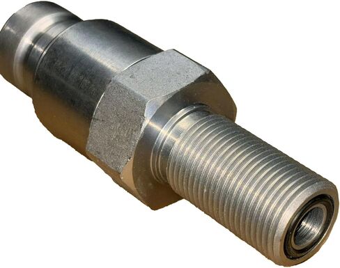 Flat face Hydraulic Coupler, Male, 1/2" Port Size, O-Ring face Seal Interface, Bulkhead mounting, M. A13 1/2 ORFS BH, ISO 16028 Interchange, 801313019 in Kuwait