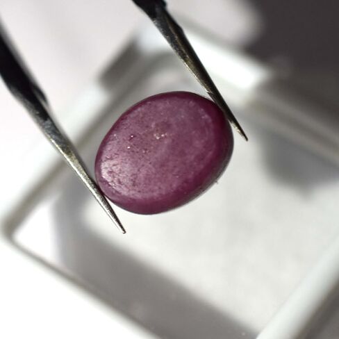 Star Ruby High Grade Quality 9.80 Ct Natural Red Oval Cut CERTIFIED Gemstone in Kuwait
