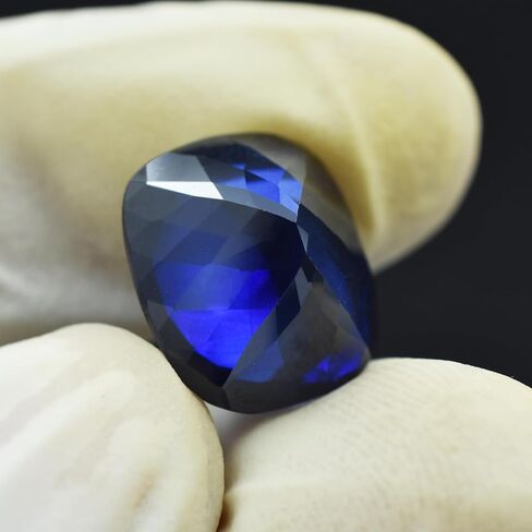 AAA+ CERTIFIED 13.20 Ct Natural Blue Tanzanite Best Loose Gemstone Cushion Cut. in Kuwait