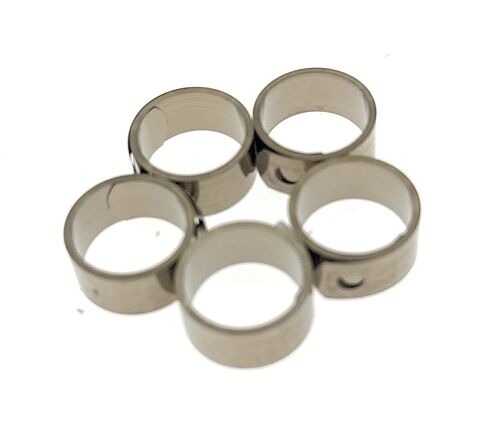 SUS301 زنبرك ثابت القوة، حمل 0.49 رطل، المعرف 0.56 بوصة، OD 0.66 بوصة، سمك المادة 0.0051 بوصة، عرض المادة 0.31 بوصة، الطول الممتد 12 بوصة، الطول الإجمالي 16 بوصة، عبوة من 5 قطع in Kuwait