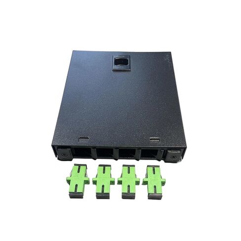 4-Port Fiber Optic Terminal Box with SC/LC Adapter (Flange and Pigtail Optional) FTTH(with Flange) in Saudi Arabia
