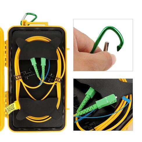 OTDR إطلاق صندوق الكابل SM Sc-Sc 2km Deadband Eliminator Fiber Ring in Kuwait