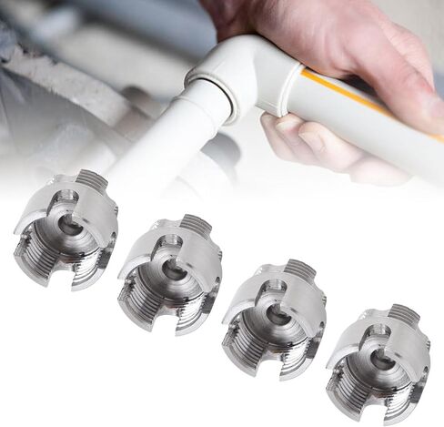 مجموعة من 4 أدوات خيوط الأنابيب الخارجية الداخلية من Oumefar مصنوعة من سبائك الصلب PVC PPR خيط الأنابيب البلاستيكية G3/4 1/ بوصة ساق سداسية لإصلاح السباكة والمشروعات اليدوية in Kuwait