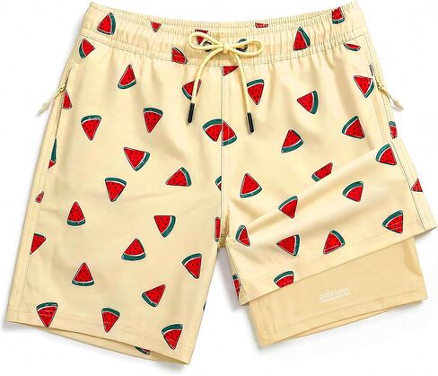 Boys Toddler Swim Trunks w/Compression Liner, Quick Dry Kids Board Swim Shorts, UPF 50+ Bathing Suit w/Zip Pockets in Kuwait