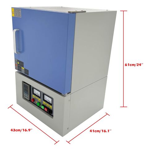 فرن دثر قابل للبرمجة لتلبد المختبر والمعالجة الحرارية / سخان MoSi2 110V 2KW in Kuwait