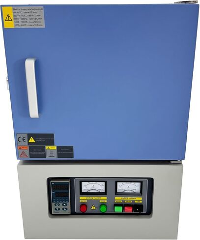 110V 1700°C Programmable Muffle Furnace for Laboratory Sintering & Heat Treatment Silicon Molybdenum Rod Heating Timer in Kuwait