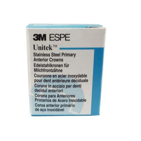 3M ESPE 907032 Unitek الفولاذ المقاوم للصدأ التيجان الأمامية الأولية #2 الجزء العلوي الأيمن الجانبي 5/Pk in Kuwait