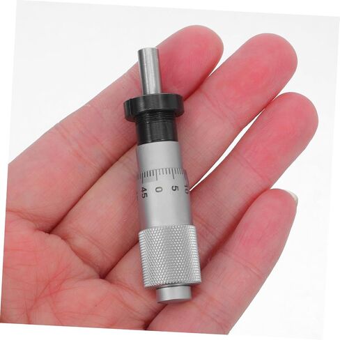 PartyKindom Micrometer Head for Internal Diameter Measurement 0-13mm with Flat Tip and Nut, Precision Bore Measuring Device for Machinists and Metalworking Dimensional Inspection Tool in Kuwait
