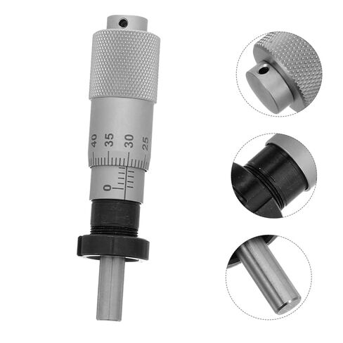 PartyKindom Micrometer Head for Internal Diameter Measurement 0-13mm with Flat Tip and Nut, Precision Bore Measuring Device for Machinists and Metalworking Dimensional Inspection Tool in Kuwait
