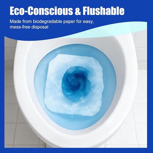 70 Pcs Toilet Seat Covers Disposable Flushable, XL Travel Toilet Seat Covers for Public Bathrooms, Road Trips, Camping & On-the-Go Hygiene in Kuwait