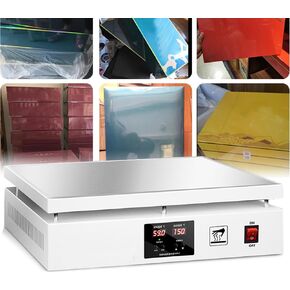 Desktop Heating Sealing Machine, Cellophane Wrapping Machine with Dual Temperature Display, Accurate Temperature Control-White in Kuwait