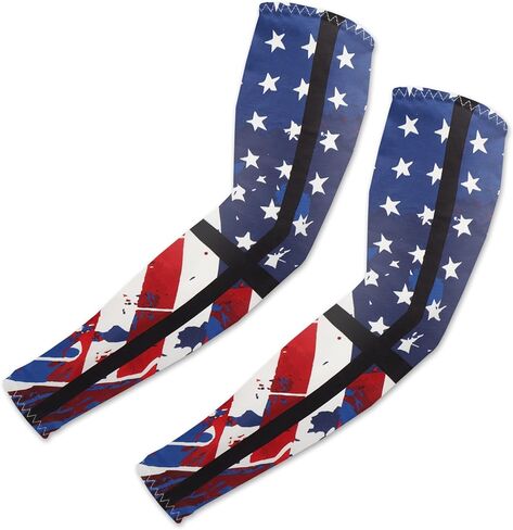 Patriotic Arm Sleeves for Men Women American Flag, 4th of July Cooling Arm Sleeves Independence Day in Kuwait