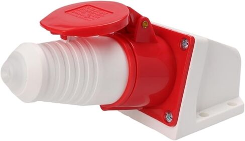 مجموعة مقابس صناعية وموصل 3P/4P/5Pin 16A/32A(16A,5PIN_Wall Mounted) in Kuwait
