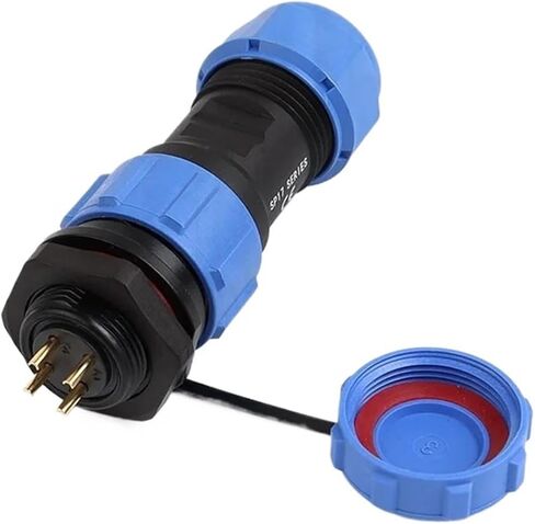 SP17 Nut/Flange/Butt Weld Connector 2/3/4/5/7/9/10 Pin Male and Female Socket(Docking Type,1 SET_30A) in Kuwait