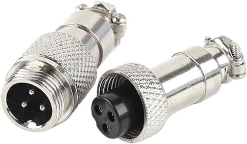 5 Sets GX12 Nut/Butt Type Wire Connectors Male Female Socket 2/3/4/5/6/7 Pin Cable(Nut TYPE,5 SET_5P) in Kuwait