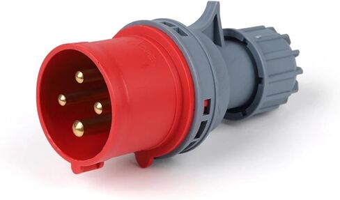 4-pin 16A male and female hanging panel socket connector(Panel counted socket) in Kuwait