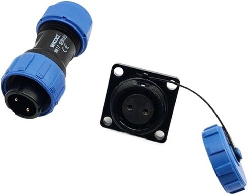 Wire Connector Square Back Nut Panel Socket 2 3 4 5 6 7 9 10 Pin(WK17CP4X-WK17SS4X) in Kuwait