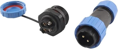 LP/SP20 Nut/Flange/Butt/Square Connector Screw Male Female 2-7 Pin(Square Type,1 SET_3P) in Kuwait