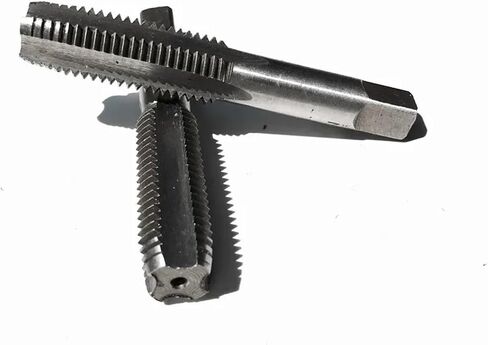 2PCS/Pair 9SiCr Made M14/M16/M18 Manual Straight Screw Taps for Handing Workpieces Internal Chip Removal(M16x1.25) in Saudi Arabia