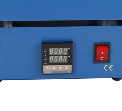 Cellophane Sealing Machine, Manual Cellophane Overwrapping Machine, 7.87x7.87inches (200x200mm) Heating Table with Digital Display, Temperature Control Range 0-400℃, for Cosmetics Packing in Kuwait