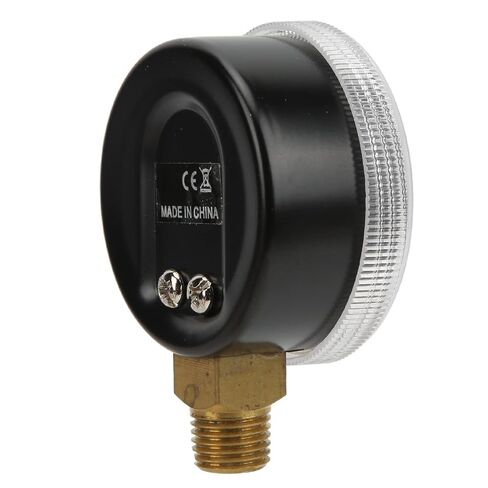 Pressure 0-600 PSI with 1 / 4in NPT Brass Connector – Clear Round Dial, Durable Stainless Steel – Accurate Water & Air Pressure Measurement for Pumps and Pools in Kuwait