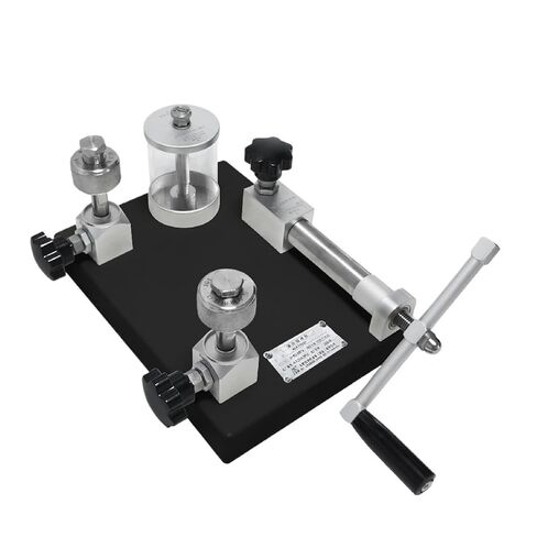 Pressure Calibration Table Manual Hydraulic Hydraulic Calibration Table ALKT9801 Hydraulic Pressure Hand cranked Positive and Negative Pressure Gauge calibrator in Kuwait