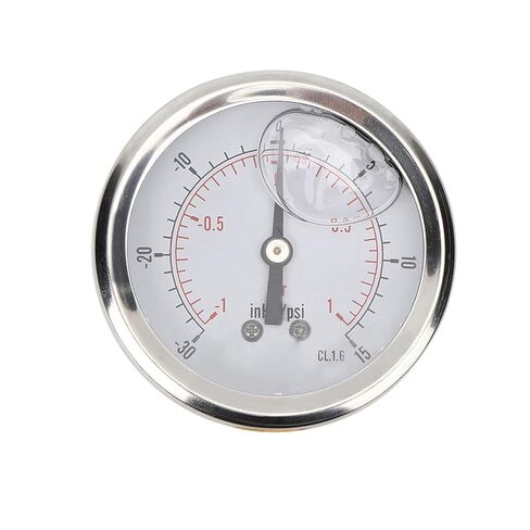 ضغط PSI 1/4 BSP مملوء بالزيت، علبة من الفولاذ المقاوم للصدأ 41 بار - متوافق مع الماء والزيت والهواء، وحماية IP65 للتعدين والاستخدام المنزلي in Kuwait