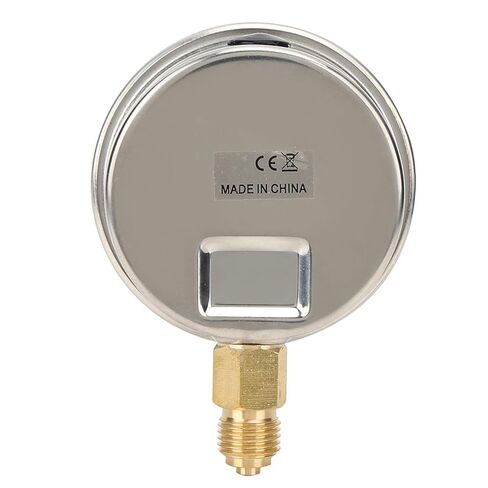 ضغط PSI 1/4 BSP مملوء بالزيت، علبة من الفولاذ المقاوم للصدأ 41 بار - متوافق مع الماء والزيت والهواء، وحماية IP65 للتعدين والاستخدام المنزلي in Kuwait