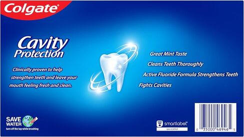 Colgate Cavity Protection Toothpaste with Fluoride, Great Regular Flavor - 6 Ounce (3 Pack) in Saudi Arabia