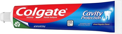 Colgate Cavity Protection Toothpaste with Fluoride, Great Regular Flavor - 6 Ounce (3 Pack) in Saudi Arabia