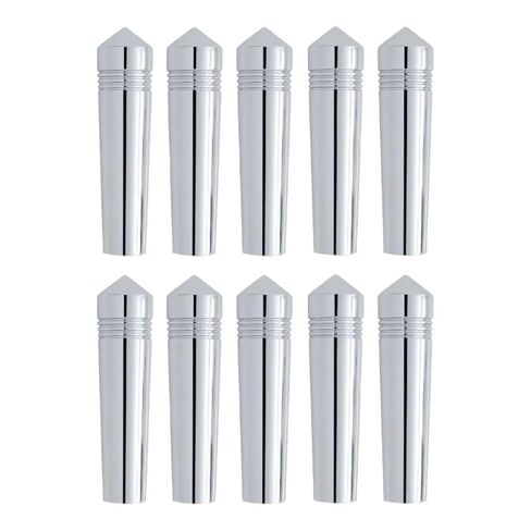 (Set/10) Pointed Toggle Switch Extensions 2-1/4 Long Chrome Metal Compatible with Kenworth in Saudi Arabia