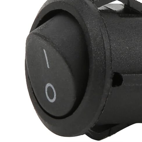 20Pcs Rocker Switch Power Switch 2 Pin 2 Position Switches Round Button Toggle On Off Rocker Switch KCD11 in Saudi Arabia