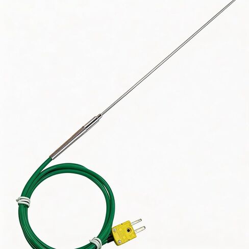 TL1911SL Type K Thermocouple Probe Temperature Range: -40°F to 1500°F | Suitable for kilns, industrial ovens smoking chambers 3D printers, and similar applications in Saudi Arabia